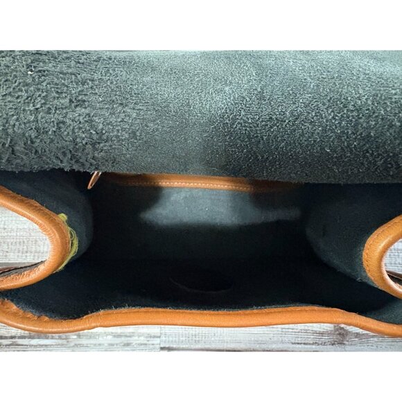 Dooney & Bourke All-Weather Leather Essex Crossbody Bag Black Vintage 90s USA - Picture 5 of 9